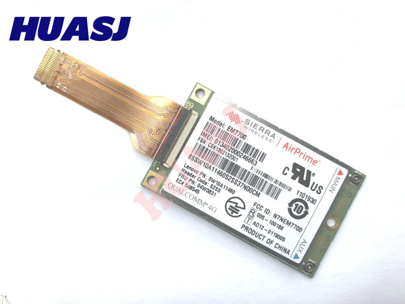 Huasj new Sierra Wireless Airprime EM7700 (Gobi 4000) LTE Band 4 и 17, FRU:04W3831 DL 100 Мбит/с/UL 50 Мбит/с 4G LTE
Huasj new Sierra Wireless Airprime EM7700 (Gobi 4000) LTE Band 4 и 17, FRU:04W3831 DL 100 Мбит/с/UL 50 Мбит/с 4G LTE