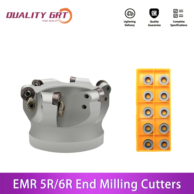 Q.Grt EMR 5R50-22-4T EMRW 6R80-27-6T TRS 6R50-25.4-4T TR200 5R63-22-4T Milling holder For CNC Lathe Machine Tool RPMT Insert
Q.Grt EMR 5R50-22-4T EMRW 6R80-27-6T TRS 6R50-25.4-4T TR200 5R63-22-4T Milling holder For CNC Lathe Machine Tool RPMT Insert