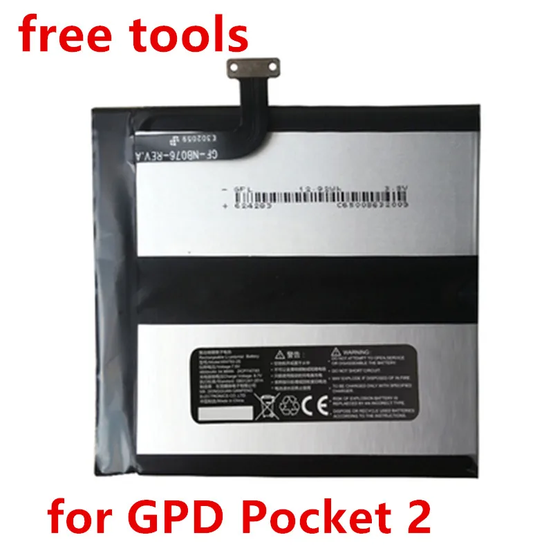 NEW battery for GPD Pocket1 /Pocket 2 /GPD MicroPC for GPD Pocket Handheld Gaming Laptop,GamePad tablet pc +tools
NEW battery for GPD Pocket1 /Pocket 2 /GPD MicroPC for GPD Pocket Handheld Gaming Laptop,GamePad tablet pc +tools