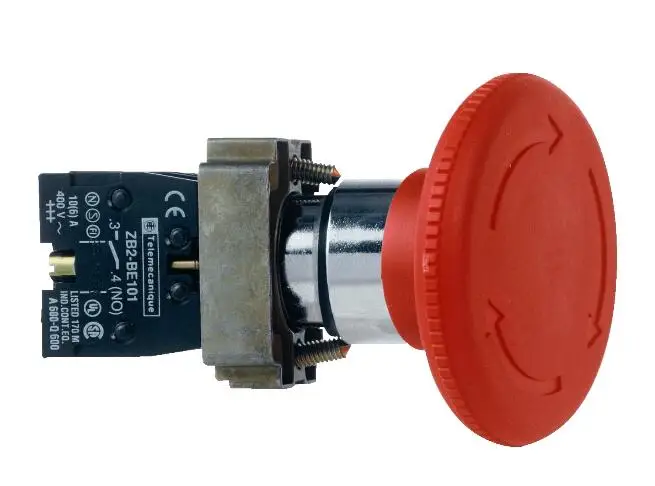 XB2BS642 XB2BS642C = ZB2BZ102C + ZB2BS64C Ø 22 locking type scram button, red, mushroom head diameter Ø 60, turn the reset
XB2BS642 XB2BS642C = ZB2BZ102C + ZB2BS64C Ø 22 locking type scram button, red, mushroom head diameter Ø 60, turn the reset