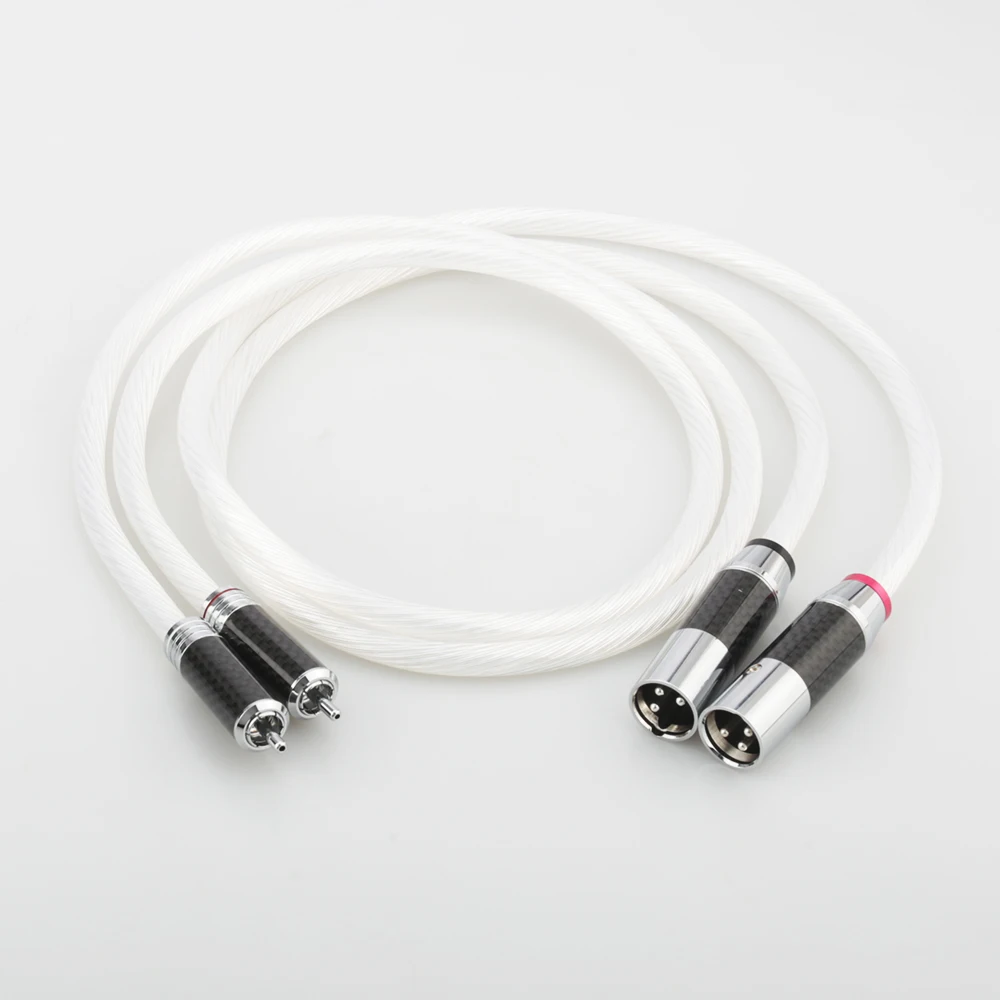 Audiocrast Pair 5N Single crystal Silver Plated 2RCA Male TO 2XLR male Plug Audio Cable HIFI
Audiocrast Pair 5N Single crystal Silver Plated 2RCA Male TO 2XLR male Plug Audio Cable HIFI