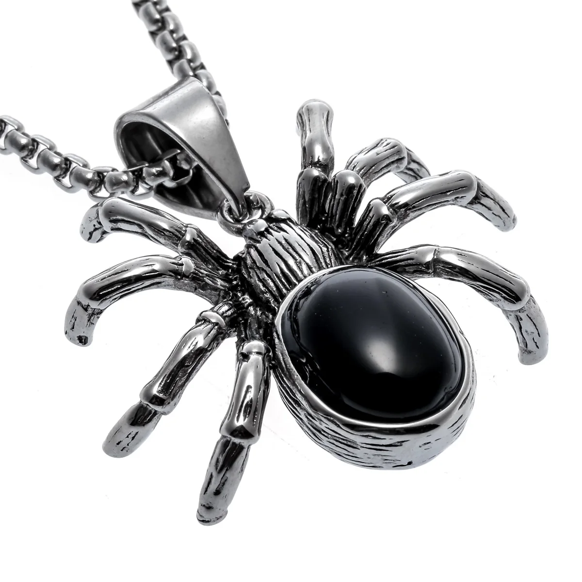 Yacq Spider Necklace Pendant W Chain STainless Steel Jewelry Halloween Party Decor Gifts for Men Women Kids Girls Her A029
Yacq Spider Necklace Pendant W Chain STainless Steel Jewelry Halloween Party Decor Gifts for Men Women Kids Girls Her A029