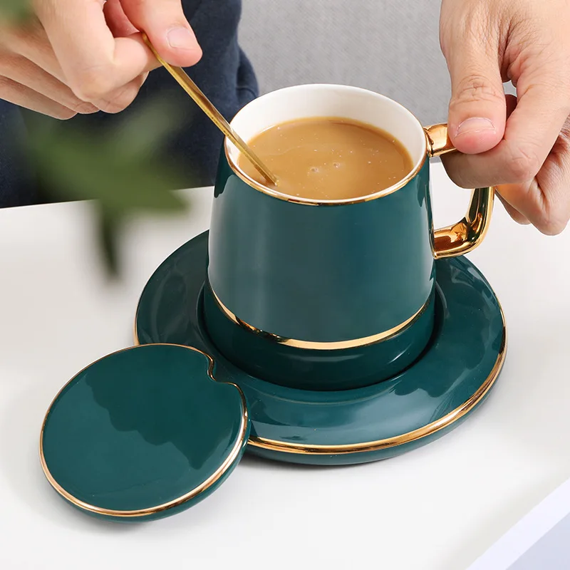 New Elegant Nordic Style Ceramic Cup Home Afternoon Tea Coffee Cup Saucer with Spoon Three-piece Set Gift Coffee Mug with Lid
New Elegant Nordic Style Ceramic Cup Home Afternoon Tea Coffee Cup Saucer with Spoon Three-piece Set Gift Coffee Mug with Lid