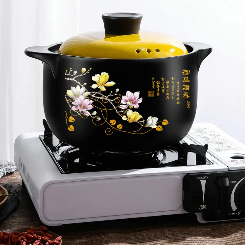 Ceramic Pot 2.5L Heat Resistant Soup Casserole High Temperature Open Flame Gas Heat Resistant Porcelain Casserole
Ceramic Pot 2.5L Heat Resistant Soup Casserole High Temperature Open Flame Gas Heat Resistant Porcelain Casserole