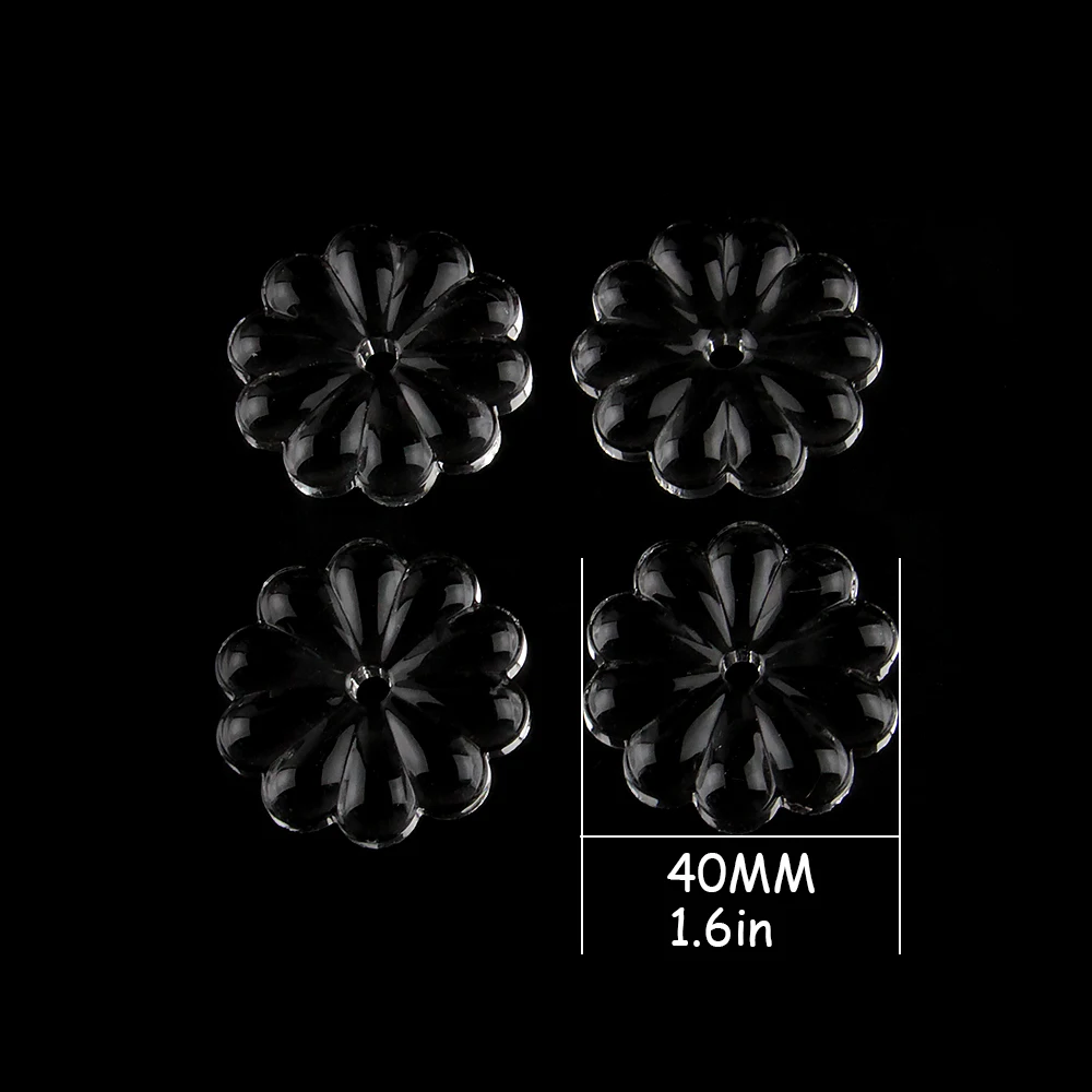 Big Size 40mm/50mm/60mm/70mm Transparent Crystal Flower Beads Spare Loose Rosette Beads Diy Strand Crafts Home Wedding Decor
Big Size 40mm/50mm/60mm/70mm Transparent Crystal Flower Beads Spare Loose Rosette Beads Diy Strand Crafts Home Wedding Decor