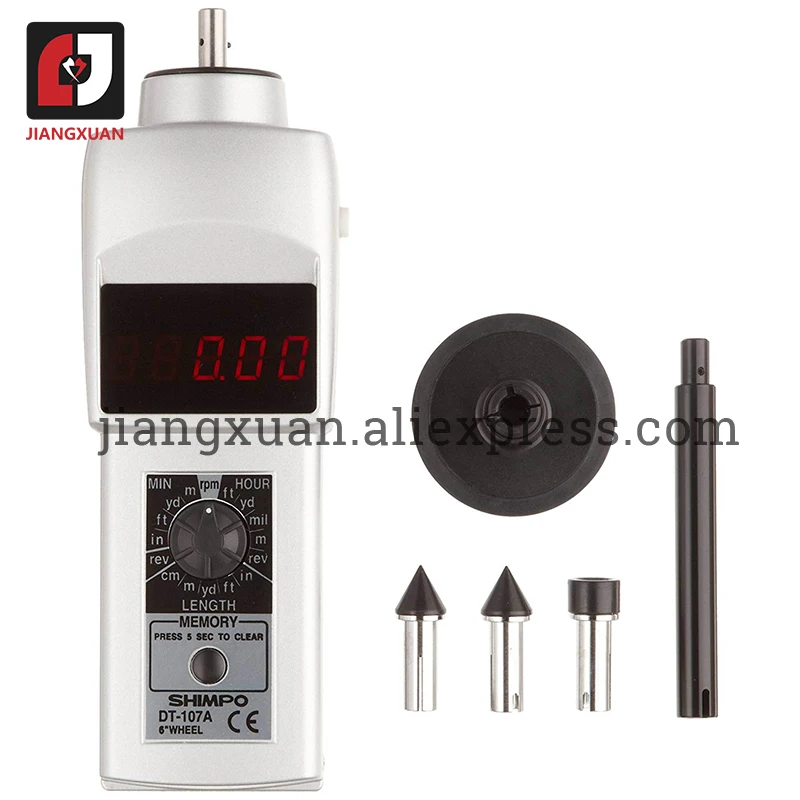 Ручной тахометр Nidec Shimpo DT-107A DT-107AS со светодиодным дисплеем на 6 колесах, диапазон 0,10–25000 об/мин
Ручной тахометр Nidec Shimpo DT-107A DT-107AS со светодиодным дисплеем на 6 колесах, диапазон 0,10–25000 об/мин