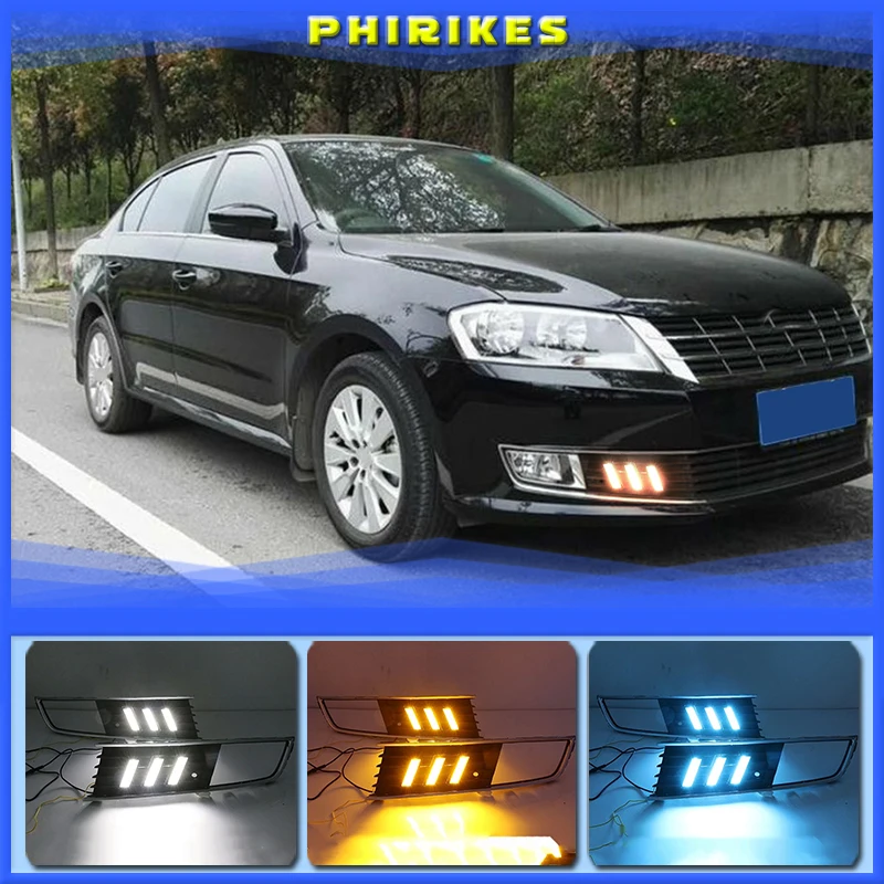 1 пара для Volkswagen VW Lavida 2013 2014 с желтым сигнальным светом Trun, синяя Ночная лампа, светодиодные дневные ходовые огни
1 пара для Volkswagen VW Lavida 2013 2014 с желтым сигнальным светом Trun, синяя Ночная лампа, светодиодные дневные ходовые огни