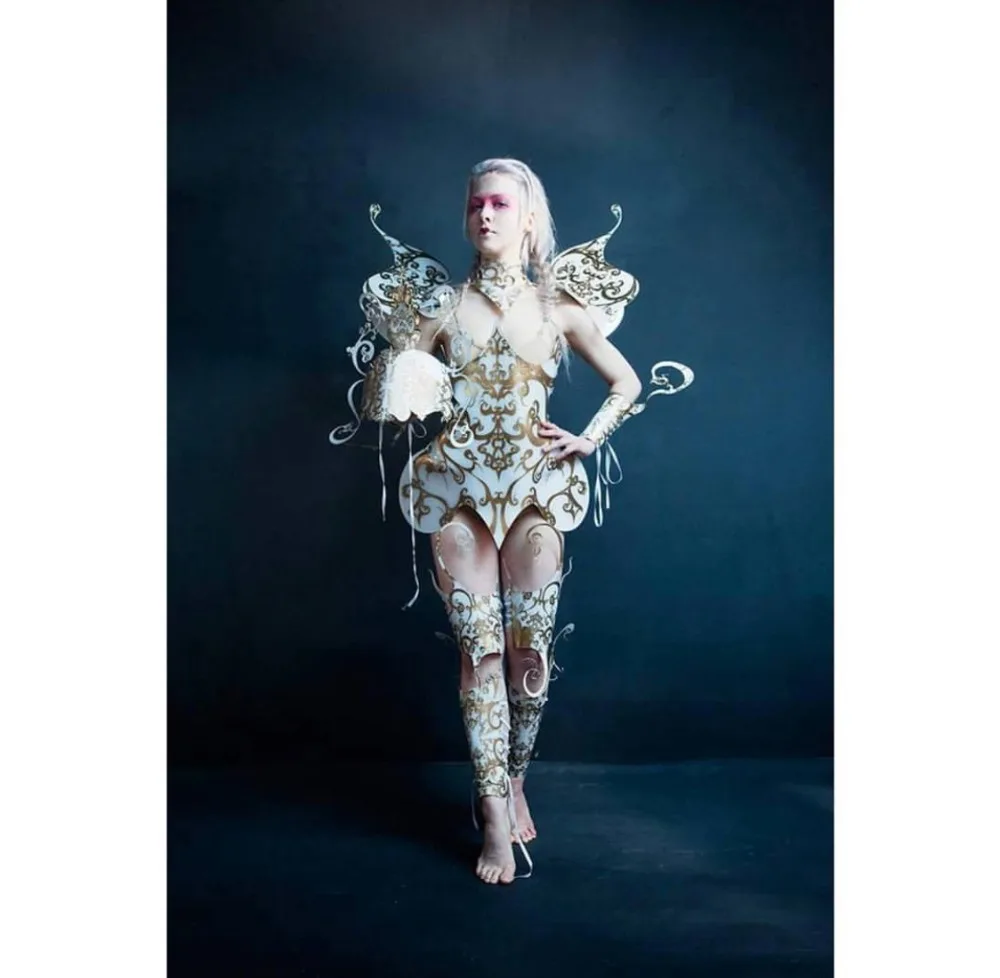 Catwalk Royal female Luxuriou nightclub general retro pattern armor bar gogo costume party girl ds costume
Catwalk Royal female Luxuriou nightclub general retro pattern armor bar gogo costume party girl ds costume
