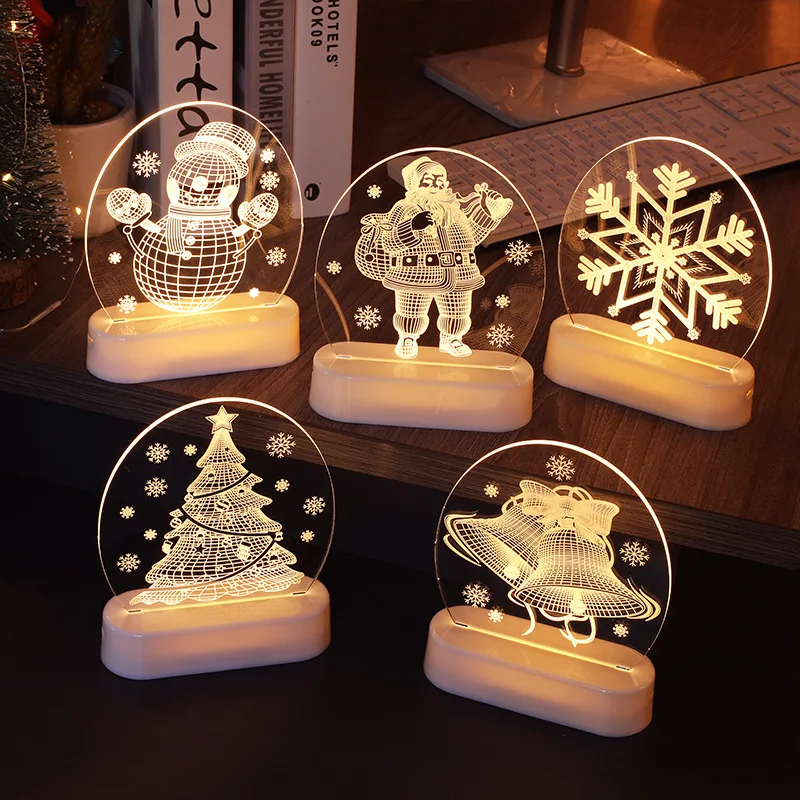 3D Night Light Room Decoration Christmas Decorations Ornaments Ins Christmas Day Lighting Gifts LED Christmas Lights String
3D Night Light Room Decoration Christmas Decorations Ornaments Ins Christmas Day Lighting Gifts LED Christmas Lights String