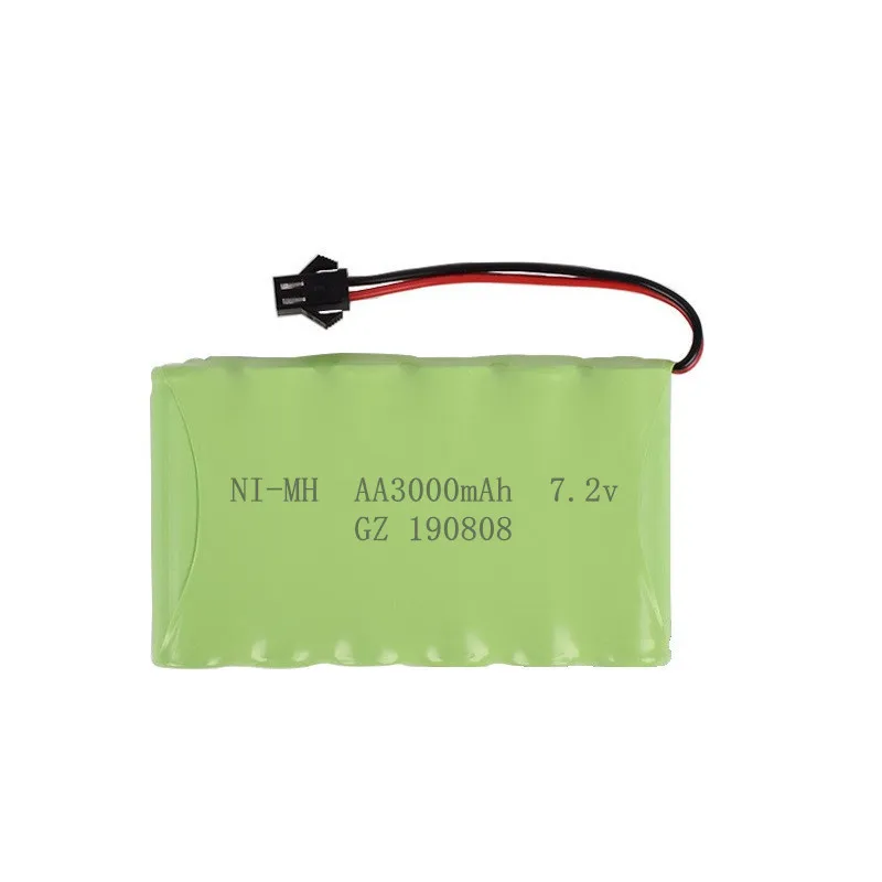 Batería recargable Ni-MH 7.2V de 3000mAh para modelos RC Teranty