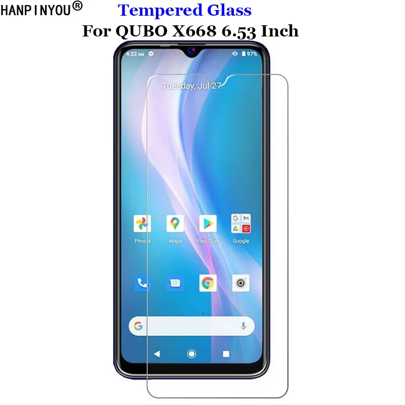For QUBO X668 6.53" Clear Tempered Glass 9H 2.5D Premium Screen Protector Protection Film
For QUBO X668 6.53" Clear Tempered Glass 9H 2.5D Premium Screen Protector Protection Film