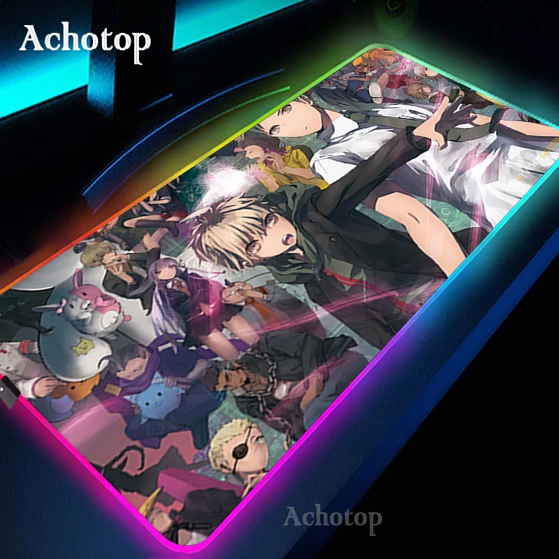 Игровой коврик для мыши Danganronpa в стиле аниме, Популярный Настольный коврик RGB большого размера для любителей мультфильмов
Игровой коврик для мыши Danganronpa в стиле аниме, Популярный Настольный коврик RGB большого размера для любителей мультфильмов