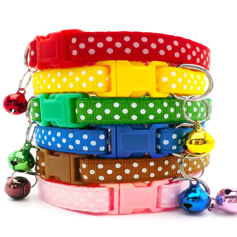 Wholesale 24Pcs Dog Collar For Small Dogs Cat Collars Adjustable Nylon Buckle Dog Collar Chain With Bell Dog Necklace Fitting
Wholesale 24Pcs Dog Collar For Small Dogs Cat Collars Adjustable Nylon Buckle Dog Collar Chain With Bell Dog Necklace Fitting