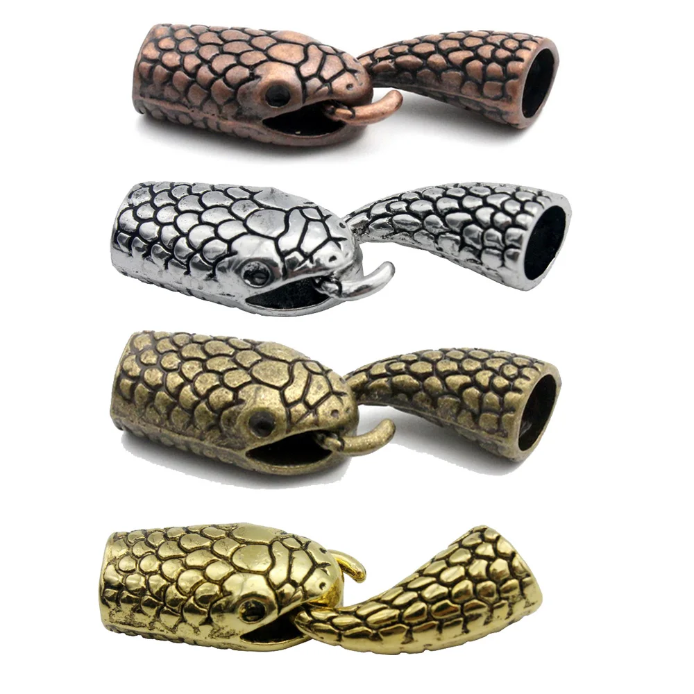 5 Sets Antique Copper Snake Closure Hook Clasps Charm Bracelet Making 6.5mm Inner Size for 6.0mm Cord Glue End
5 Sets Antique Copper Snake Closure Hook Clasps Charm Bracelet Making 6.5mm Inner Size for 6.0mm Cord Glue End