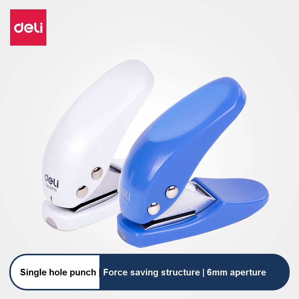 12PCS/LOT Wholesale Deli 0111 Mini 1-hole punch 6mm 10 sheets punch white blue colors optional
12PCS/LOT Wholesale Deli 0111 Mini 1-hole punch 6mm 10 sheets punch white blue colors optional