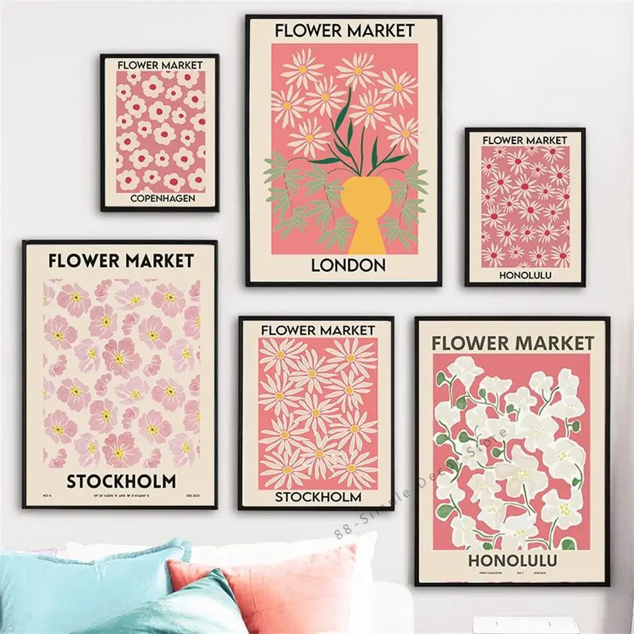 Vintage Abstract Flower Market Leaf Vase Wall Art Canvas Painting Nordic Posters And Prints Wall Room Decoration Pictures
Vintage Abstract Flower Market Leaf Vase Wall Art Canvas Painting Nordic Posters And Prints Wall Room Decoration Pictures