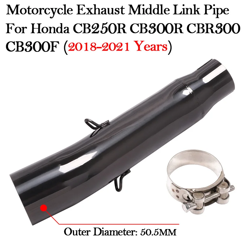 Slip On For HONDA CB250R CBR300 CB300R CB300F 2018 2019 2020 2021 Motorcycle Exhaust Modified Escape Moto Tube Middle Link Pipe
Slip On For HONDA CB250R CBR300 CB300R CB300F 2018 2019 2020 2021 Motorcycle Exhaust Modified Escape Moto Tube Middle Link Pipe