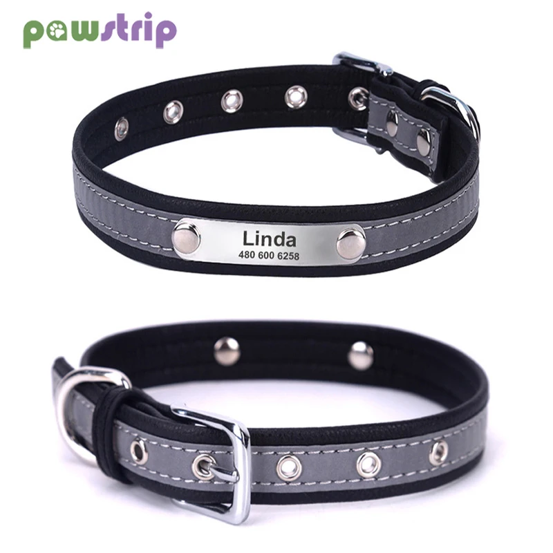 Microfiber Dog Collar Leather Safety Reflective Engraved Puppy Collar ID Name Customized Pet Collar For Dogs Pet Supplieslies
Microfiber Dog Collar Leather Safety Reflective Engraved Puppy Collar ID Name Customized Pet Collar For Dogs Pet Supplieslies