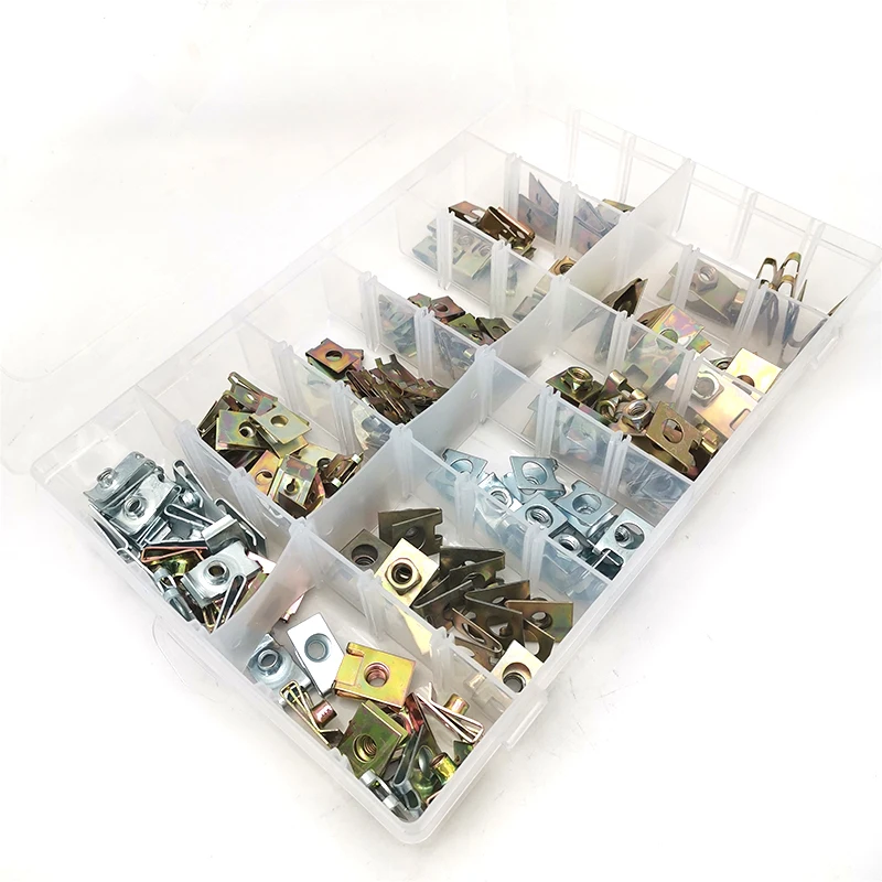 150PCS U-Type Metal Fender Bumper Leaf board Fastener Clip U Type Gasket Fender clips
150PCS U-Type Metal Fender Bumper Leaf board Fastener Clip U Type Gasket Fender clips