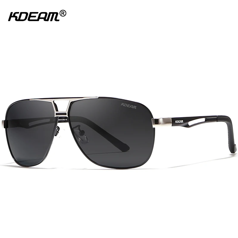 KDEAM Aluminum Magnesium Men's Pilot Sunglasses Polarized Driving Sun Glasses Male With Box Zipper Case Pouch Sticker
KDEAM Aluminum Magnesium Men's Pilot Sunglasses Polarized Driving Sun Glasses Male With Box Zipper Case Pouch Sticker