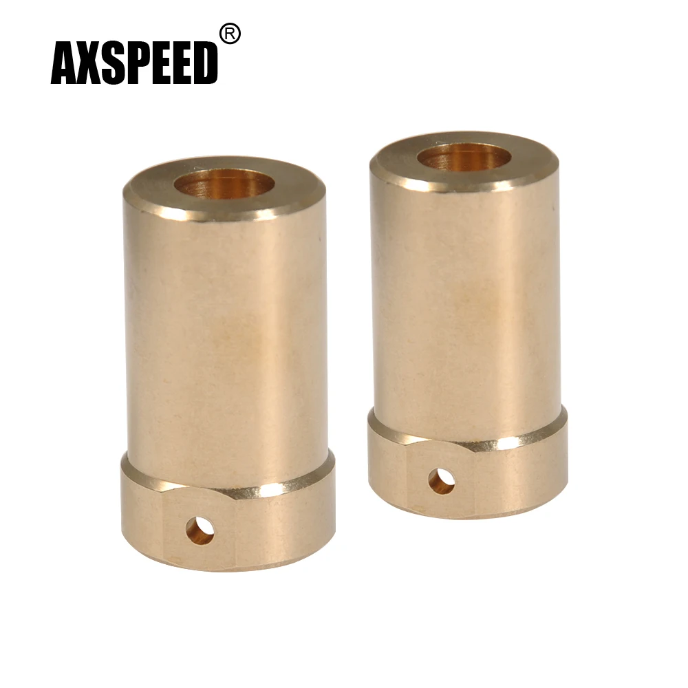 AXSPEED 2Pcs Rear Axle Brass Knuckles Bushings Cup Counterweight for Axial Wraith 90018 1/10 RC Crawler Car Upgrade Parts
AXSPEED 2Pcs Rear Axle Brass Knuckles Bushings Cup Counterweight for Axial Wraith 90018 1/10 RC Crawler Car Upgrade Parts