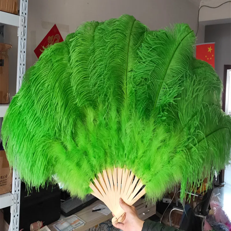 13 Bones Green Fluffy Ostrich Feather Fan Party Dance Alloween Performance Feathers Fan Plumas
13 Bones Green Fluffy Ostrich Feather Fan Party Dance Alloween Performance Feathers Fan Plumas