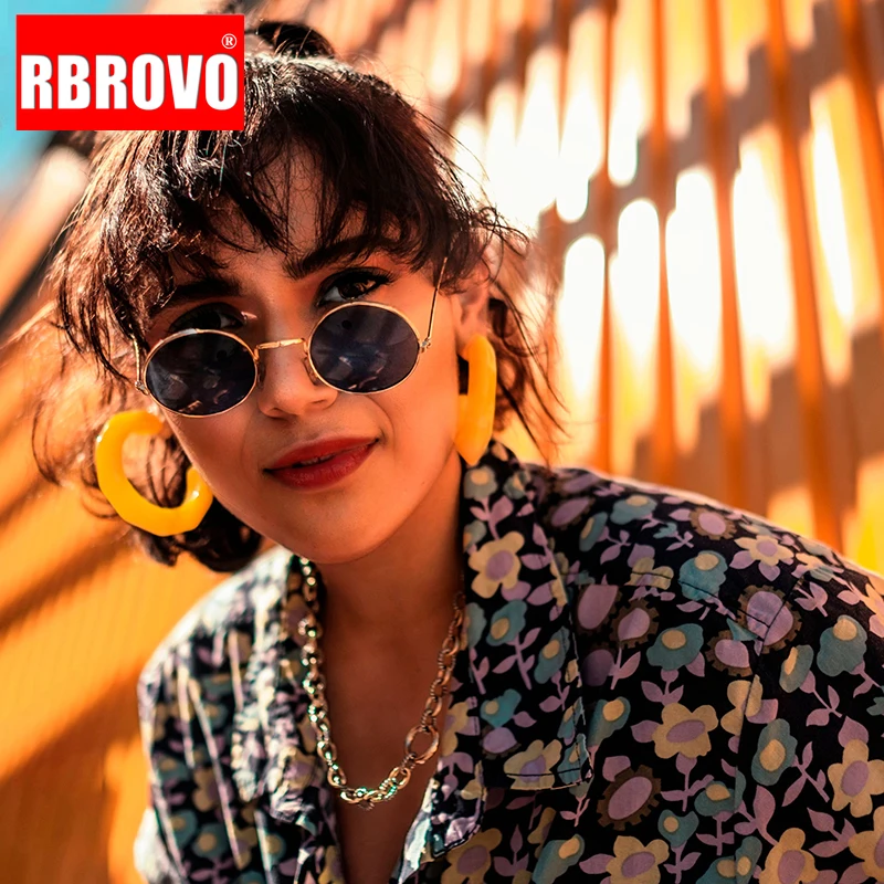 RBROVO 2023 Small Oval Retro Sunglasses Women Brand Designer Glasses For Women/Men Metal Eyewear Women Retro Gafas De Sol UV400
RBROVO 2023 Small Oval Retro Sunglasses Women Brand Designer Glasses For Women/Men Metal Eyewear Women Retro Gafas De Sol UV400