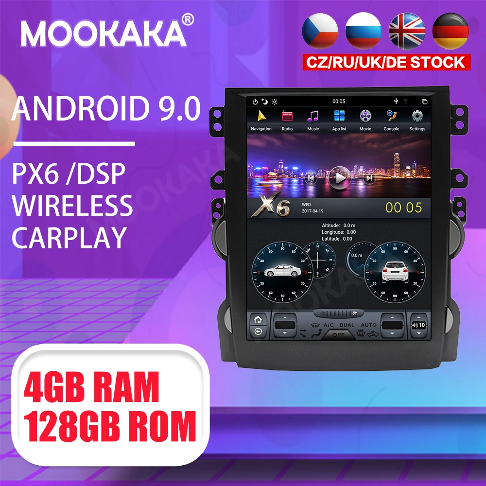 Tesla 10,4 "Android 9 PX6 4G 128 ГБ Автомобильный плеер для Chevrolet Malibu 2013-2015 Автомобильный GPS Navi CarPlay головное устройство DSP стерео
Tesla 10,4 "Android 9 PX6 4G 128 ГБ Автомобильный плеер для Chevrolet Malibu 2013-2015 Автомобильный GPS Navi CarPlay головное устройство DSP стерео