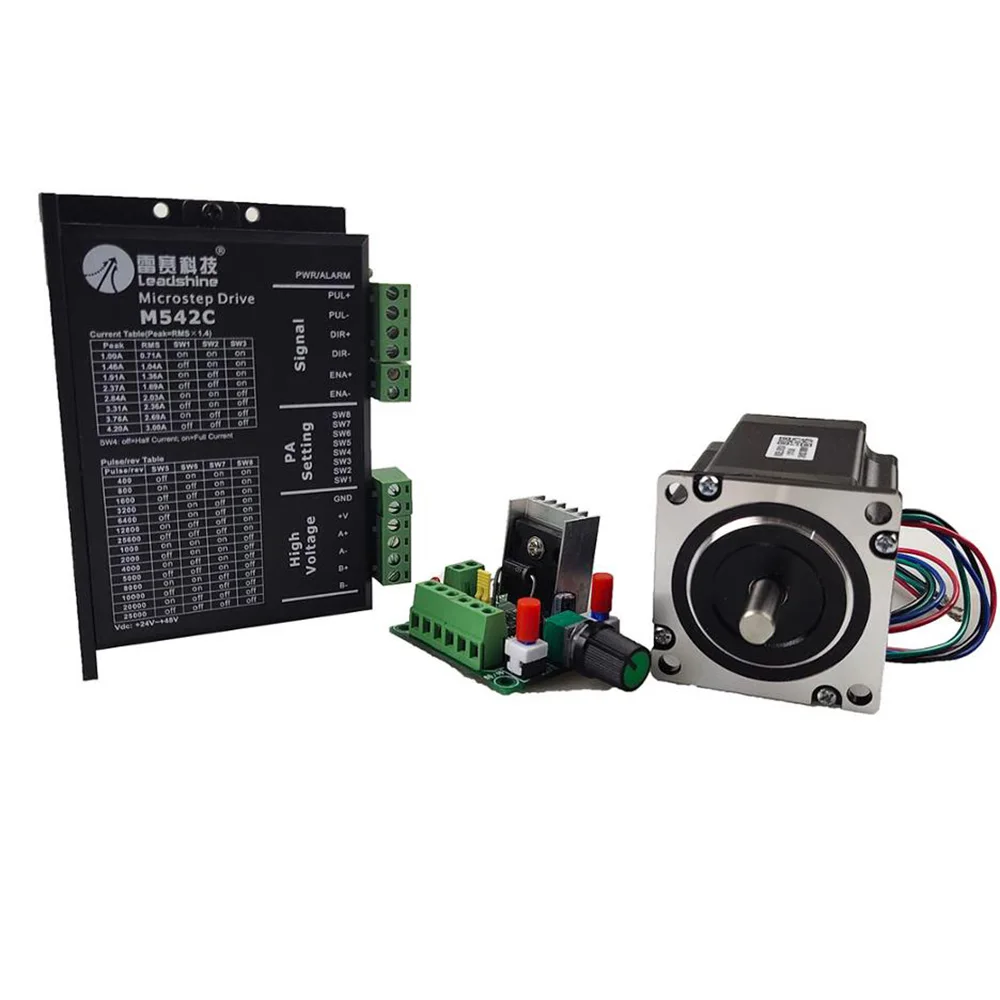 Simple single axis pulse generator Stepper motor pauses forward and reverse LeadShine stepper driver and stepper motor
Simple single axis pulse generator Stepper motor pauses forward and reverse LeadShine stepper driver and stepper motor