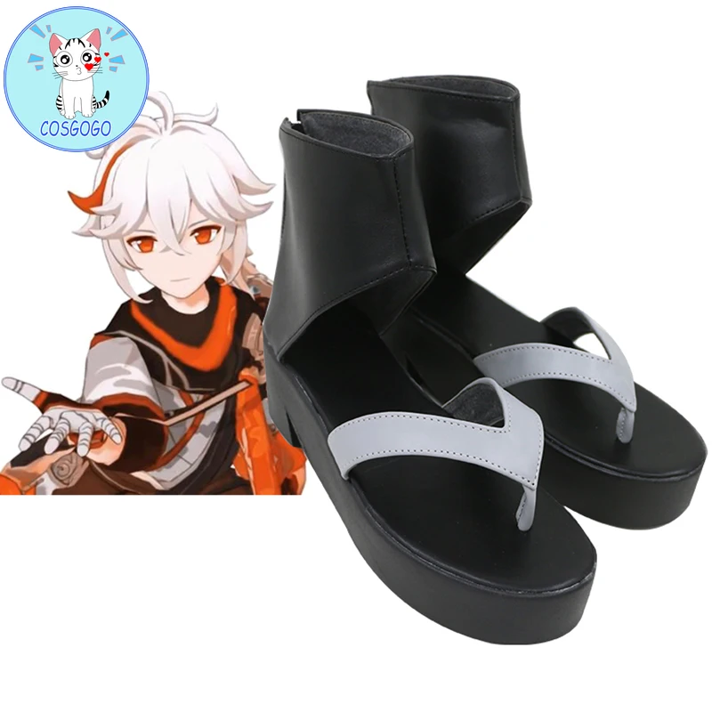 Game Genshin Impact Cosplay Shoes Kaedehara Kazuha Cosplay Shoes Halloween Party Daily Leisure Shoes Black sandals Boots
Game Genshin Impact Cosplay Shoes Kaedehara Kazuha Cosplay Shoes Halloween Party Daily Leisure Shoes Black sandals Boots