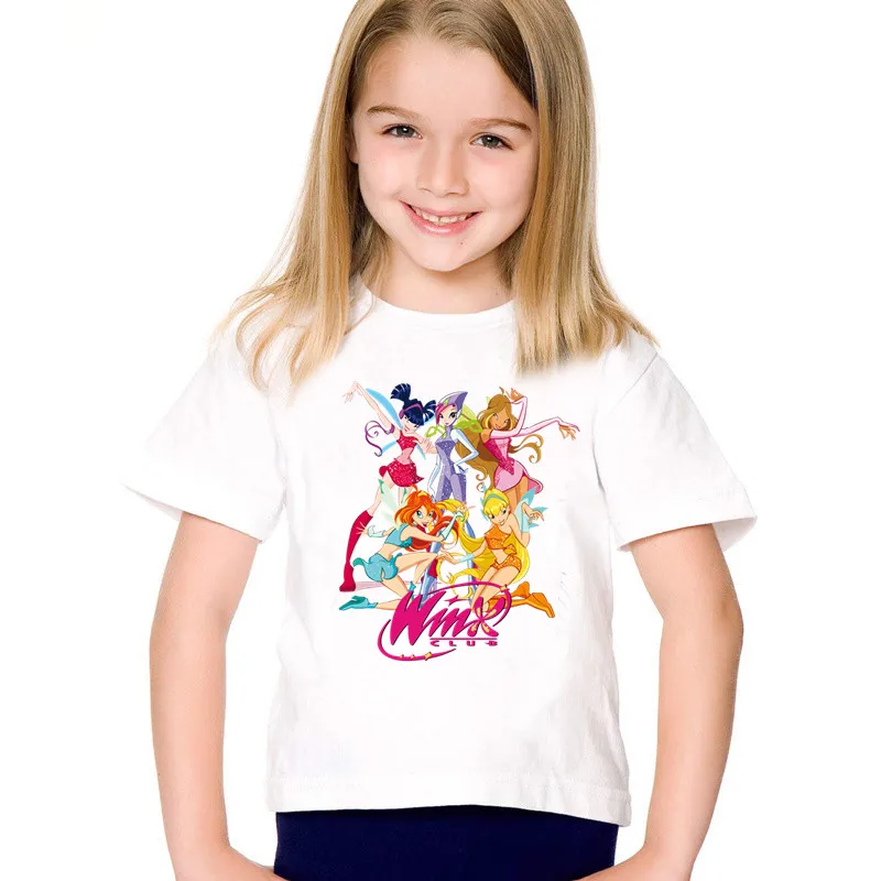 Summer Kids T Shirt The Winx Butterfly Fairy Print Girls T shirt Casual Short Sleeve Cartoon Baby Clothes Children Tops,HKP5425
Summer Kids T Shirt The Winx Butterfly Fairy Print Girls T shirt Casual Short Sleeve Cartoon Baby Clothes Children Tops,HKP5425