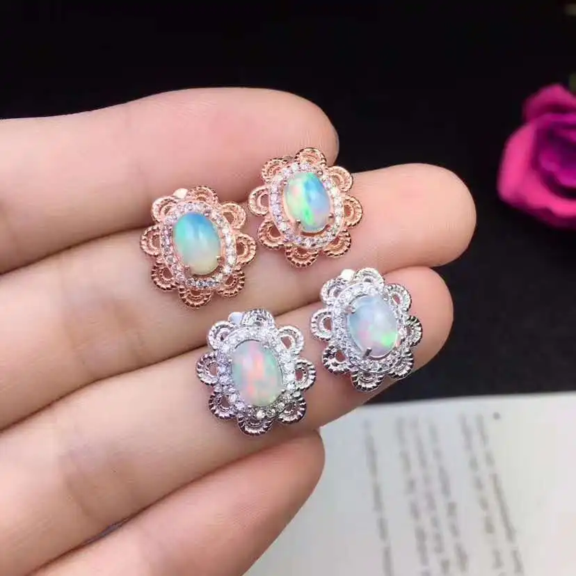 Natural And Real OPal Earrings S925 Sterling Silver Fine Elegant Jewelry for Women Earring
Natural And Real OPal Earrings S925 Sterling Silver Fine Elegant Jewelry for Women Earring