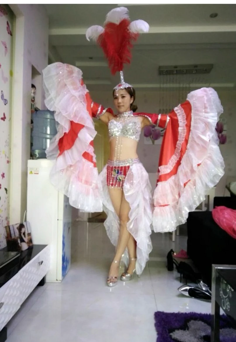 360 degree big sleeve opening show dance costume carnival stage dance performance clothing
360 degree big sleeve opening show dance costume carnival stage dance performance clothing