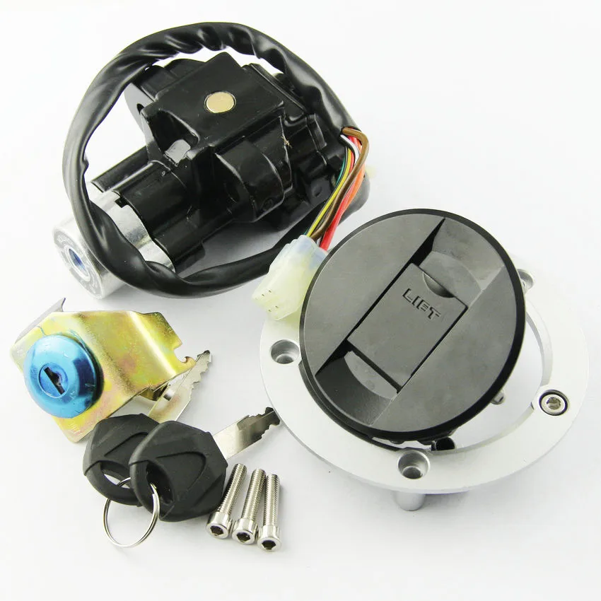 Fuel Tank Cap Ignition Switch Key Set For Suzuki GSXR600/750/X 20th Anniversary GSX1250F Bandit 1250 OEM:37101-16840 37101-16860
Fuel Tank Cap Ignition Switch Key Set For Suzuki GSXR600/750/X 20th Anniversary GSX1250F Bandit 1250 OEM:37101-16840 37101-16860