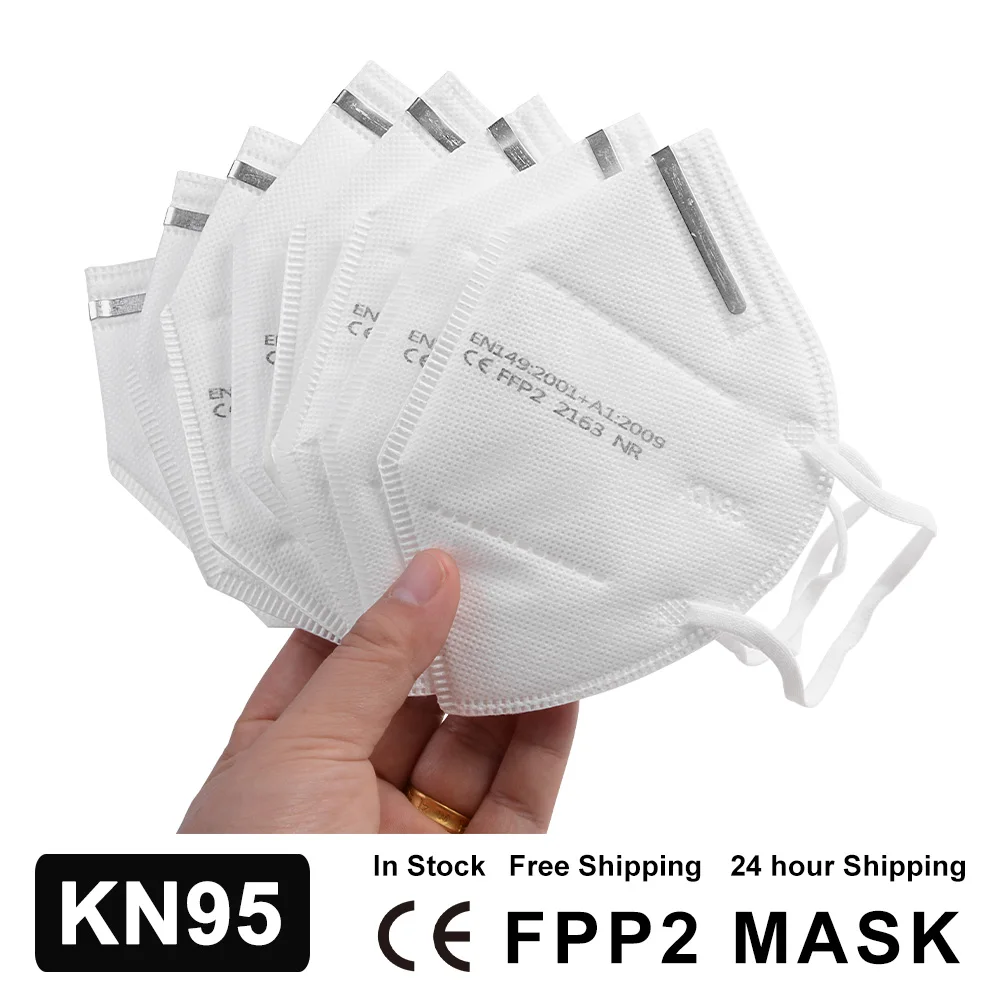 5-100pcs FFP2 Mask Protective KN95 Dust Face Mask Filter 5-Layer Mouth Masks Cover Reusable Dust Maske Breathable FFP2mask
5-100pcs FFP2 Mask Protective KN95 Dust Face Mask Filter 5-Layer Mouth Masks Cover Reusable Dust Maske Breathable FFP2mask