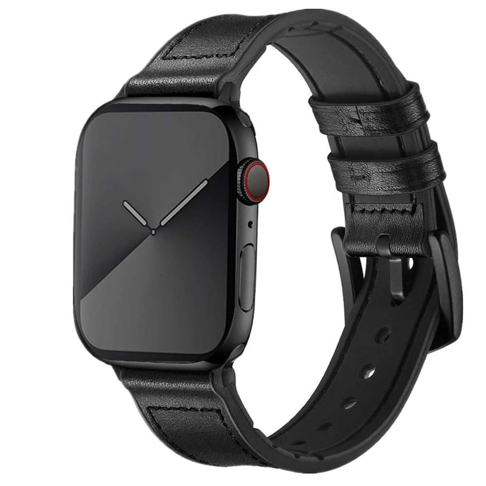Leather Strap Compatible for Apple Watch 44mm 42mm band Replacement for iwatch Wristband Belt Series 5 4 3 2 correa 38 40mm
Leather Strap Compatible for Apple Watch 44mm 42mm band Replacement for iwatch Wristband Belt Series 5 4 3 2 correa 38 40mm