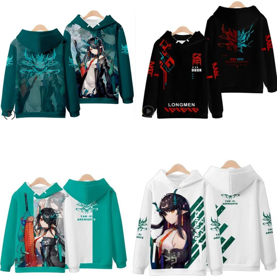 Japan Anime Arknights Dusk Cosplay Hoodie Women Men Harajuku Sweatshirt Streetwear Hip Hop Pullover Hooded Jacket Male Tracksuit
Japan Anime Arknights Dusk Cosplay Hoodie Women Men Harajuku Sweatshirt Streetwear Hip Hop Pullover Hooded Jacket Male Tracksuit