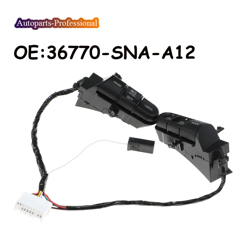 Автоаксессуары круиз-переключатель для Honda Civic 2006, 2007, 2008, переключатель управления аудиосистемой на руль 36770-SNA-A12, 36770SNAA12
Автоаксессуары круиз-переключатель для Honda Civic 2006, 2007, 2008, переключатель управления аудиосистемой на руль 36770-SNA-A12, 36770SNAA12
