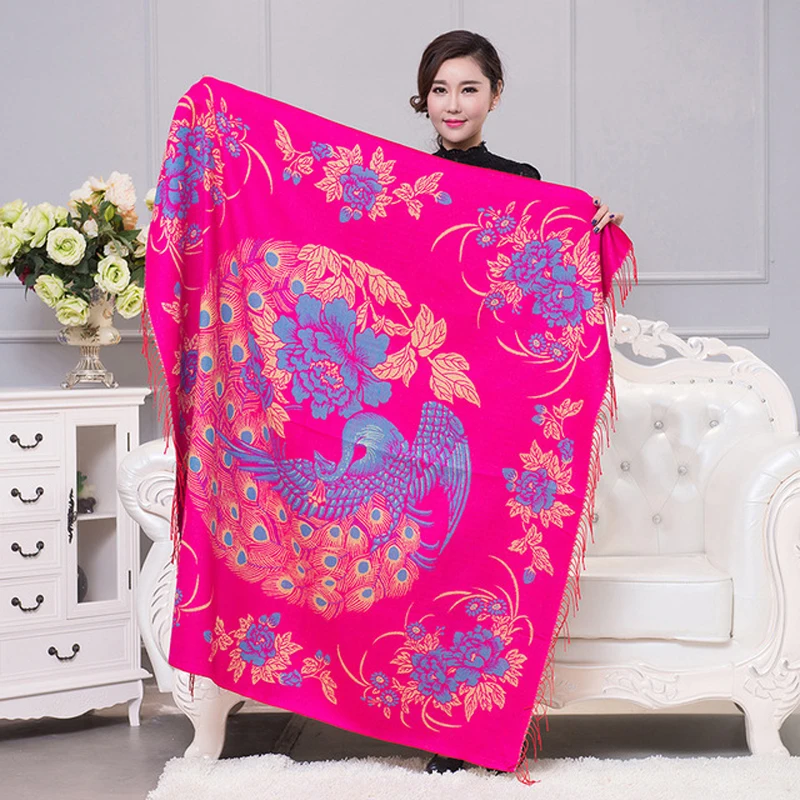 Fashion Women's Retro Ethnic Style Flower Pattern Tassels Big Size Warm Shawl Pashmina Scarf Gift For Women Female Bufanda Mujer
Fashion Women's Retro Ethnic Style Flower Pattern Tassels Big Size Warm Shawl Pashmina Scarf Gift For Women Female Bufanda Mujer