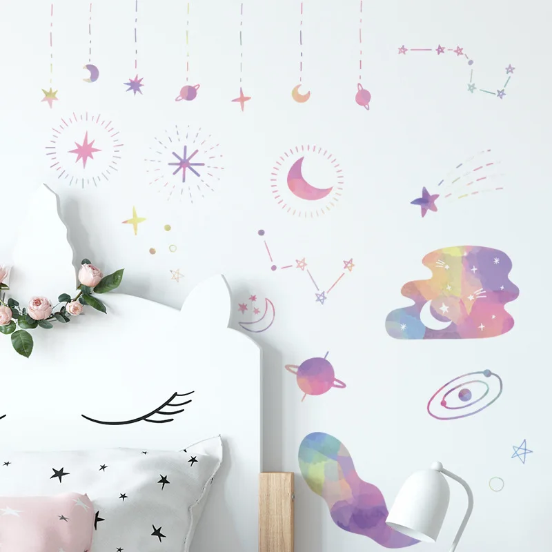 Water Color Clouds Moon Wall Sticker Kids Room Home Decoration Mural For Baby Bedroom Background Decor Nursery Removable Decals
Water Color Clouds Moon Wall Sticker Kids Room Home Decoration Mural For Baby Bedroom Background Decor Nursery Removable Decals