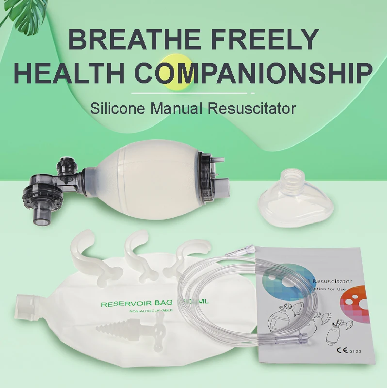 Canack Silicone Manual Resuscitator Reusable Medical Grade Silicone Oxygen Bag Manual Resuscitator For Children Adult
Canack Silicone Manual Resuscitator Reusable Medical Grade Silicone Oxygen Bag Manual Resuscitator For Children Adult