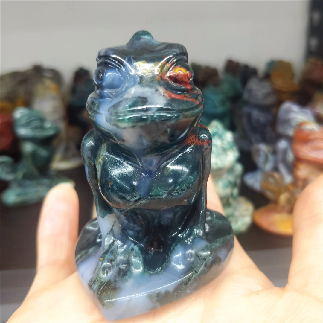Natural Color Ocean Jasper Mineral Crystals Carving Classics Chameleon Handicraft Spiritual Decorative Stone Cute Animal Statues
Natural Color Ocean Jasper Mineral Crystals Carving Classics Chameleon Handicraft Spiritual Decorative Stone Cute Animal Statues