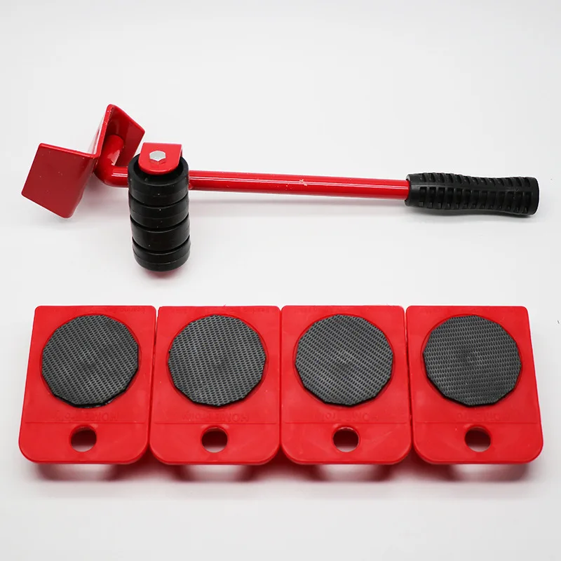 5Pcs Professional Furniture Transport Lifter tool Set Heavy Stuffs Moving Hand Tools Set Wheel Bar Mover Device
5Pcs Professional Furniture Transport Lifter tool Set Heavy Stuffs Moving Hand Tools Set Wheel Bar Mover Device