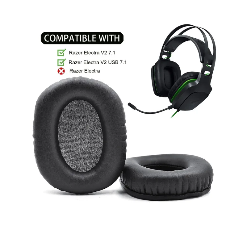 New Ear Pads Cushion For Razer Electra V2-7.1 Headphone Earpads Soft Touch Leather Memory Sponge Foam Earmuffs Accessories
New Ear Pads Cushion For Razer Electra V2-7.1 Headphone Earpads Soft Touch Leather Memory Sponge Foam Earmuffs Accessories