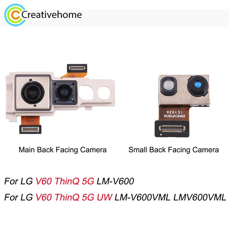 Основная/маленькая задняя камера для LG V60 ThinQ 5G LM-V600 / V60 ThinQ 5G UW LM-V600VML LMV600VML
Основная/маленькая задняя камера для LG V60 ThinQ 5G LM-V600 / V60 ThinQ 5G UW LM-V600VML LMV600VML