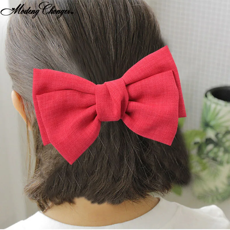 Temperament Ponytail Clip Hairgrips For Women Barrette Bow Vintage Linen Barrettes Level Big Hair Clip Fashion Hair Accessories
Temperament Ponytail Clip Hairgrips For Women Barrette Bow Vintage Linen Barrettes Level Big Hair Clip Fashion Hair Accessories