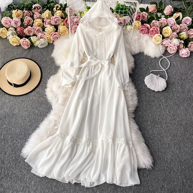Dresses for Women Autumn Winter Chiffon Ruffles Long Sleeve Y2k Dress Korean Clothing Women Vintage Vestido De Mujer Sexy Dress
Dresses for Women Autumn Winter Chiffon Ruffles Long Sleeve Y2k Dress Korean Clothing Women Vintage Vestido De Mujer Sexy Dress