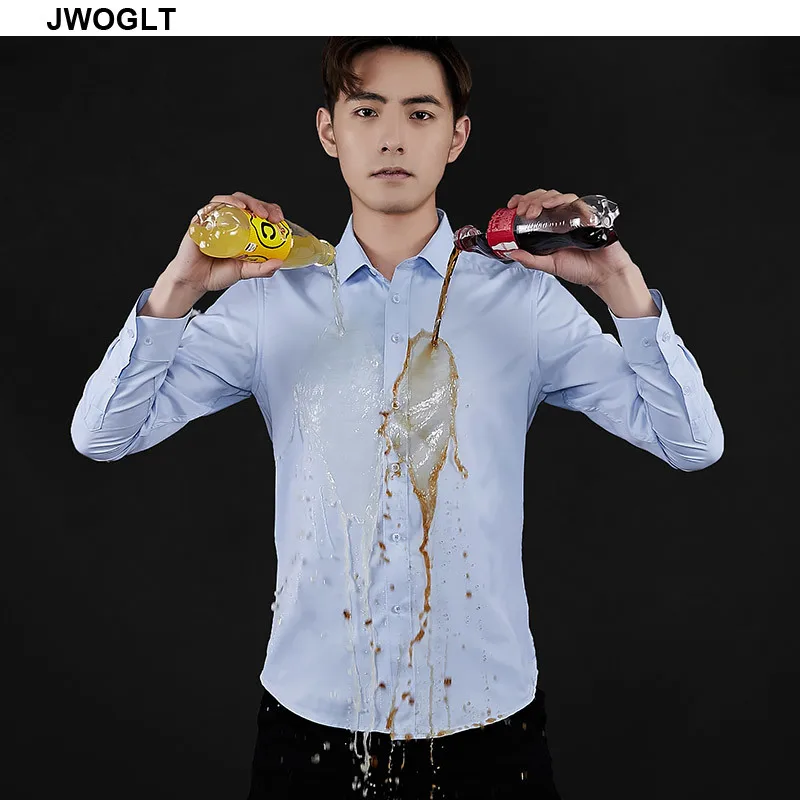 Antifouling Waterproof Easy Finishing Slim Fit Men Shirts Casual Long Sleeve Korean Style White Black Shirts
Antifouling Waterproof Easy Finishing Slim Fit Men Shirts Casual Long Sleeve Korean Style White Black Shirts