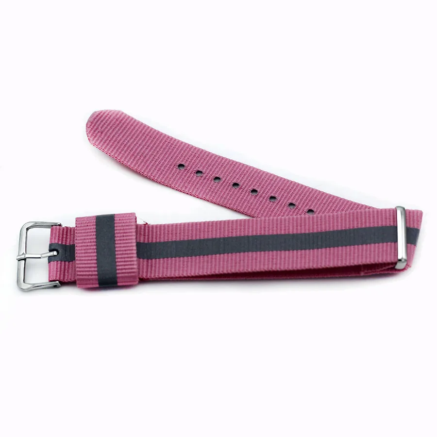 Shsby women's Watchbands canvas watch strap Woven bracelet fluorescence Nylon strap stainless steel buckle belt buckle, 20mm
Shsby women's Watchbands canvas watch strap Woven bracelet fluorescence Nylon strap stainless steel buckle belt buckle, 20mm