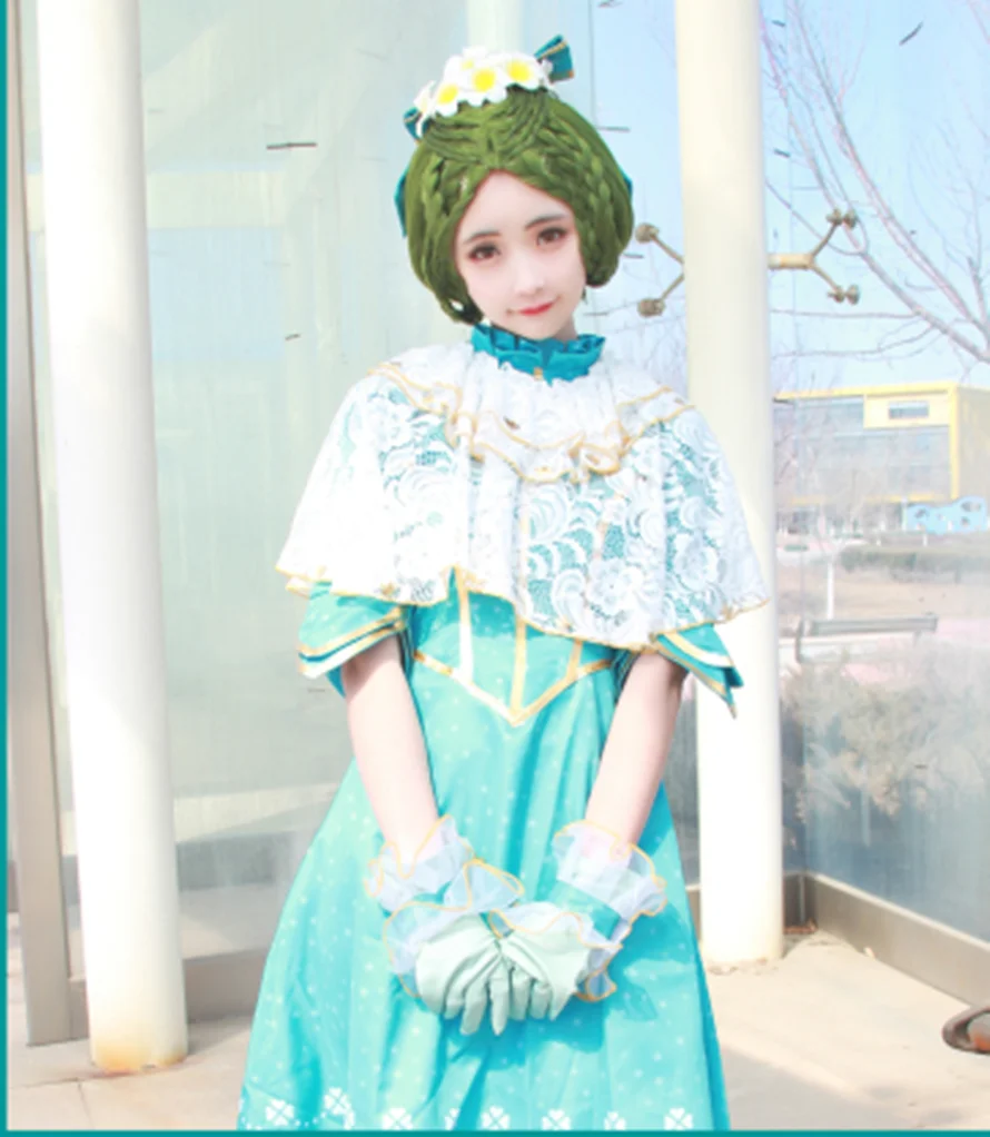 Emily Dale man woman anime cosplay Identity V cos costume sets Dress + socks + gloves + accessories + tie
Emily Dale man woman anime cosplay Identity V cos costume sets Dress + socks + gloves + accessories + tie